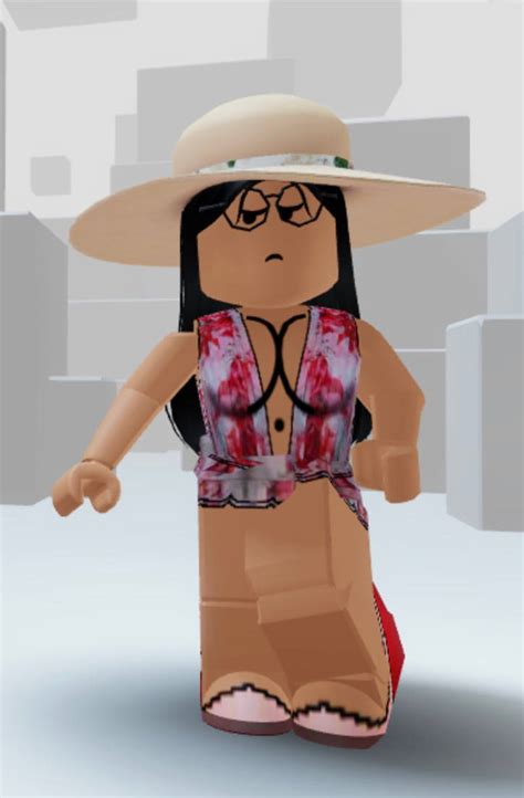 Download Aesthetic Roblox Girl In Swimsuit Wallpaper