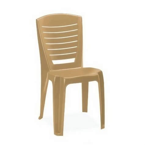 Brown Marble Beige Nilkamal Chr Armless Chair At Piece In Jaipur