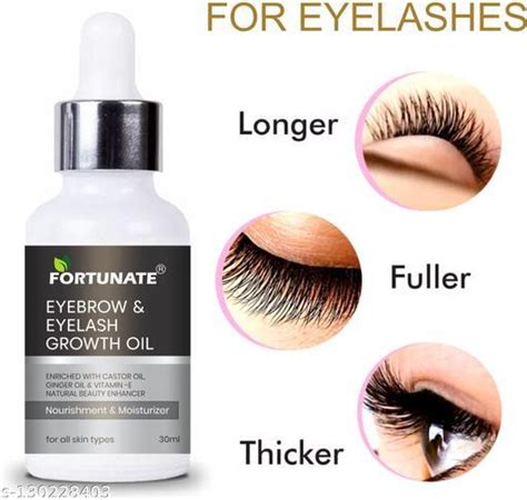 Fortunate Eyebrow And Eyelash Growth Oil For Women 30 Ml Black