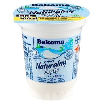 Bakoma Jogurt Naturalny G Sty G Zakupy Online Z Dostaw Do Domu