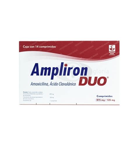 Ampliron Duo 875mg125mg Con 14 Comprimidos