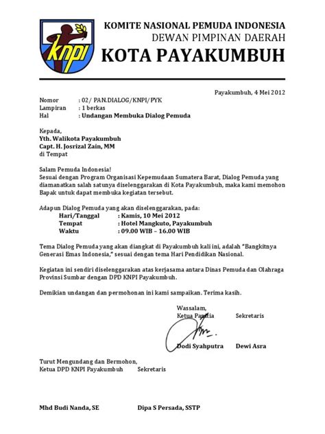 contoh kop surat resmi organisasi  koleksi gambar