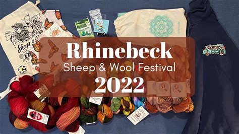 Rhinebeck Sheep And Wool Festival Yarn Haul 2022 YouTube