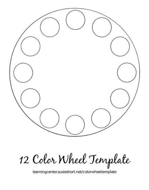 Color Wheel Template Opecpar