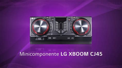 Minicomponente LG XBOOM CJ45 Disfruta De Una Buena Potencia De Sonido