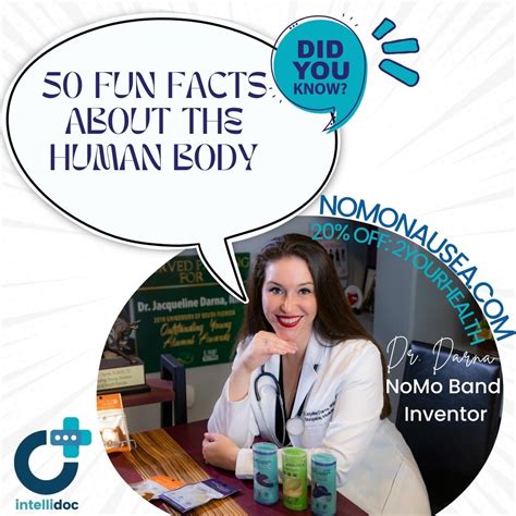 50 Fun Facts about the Human Body - Doctor tells all! – NoMoNauseaBand