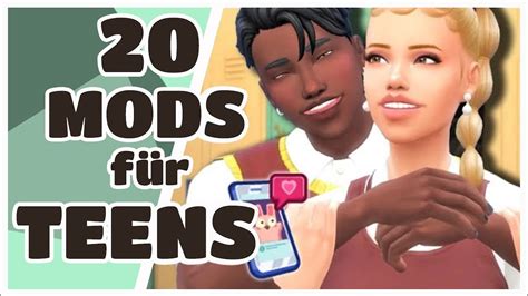 REALISTISCHE MODS für TEENAGER Sims 4 Misha KayKay YouTube