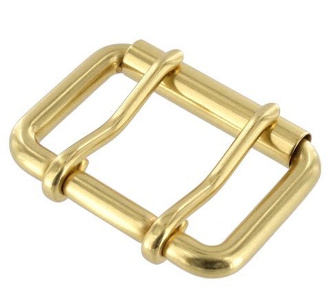 Center Bar Buckle Double Prong Roller Bar Brass Buckle Buckle Guy