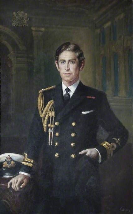 Charles III B 1948 When HRH The Prince Of Wales RN Art UK