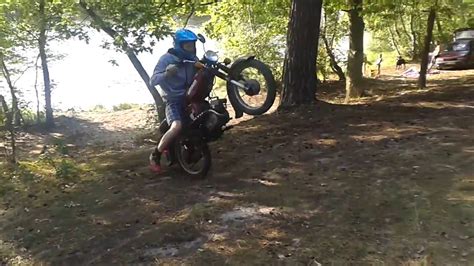 Simson Wheelie Fail Youtube