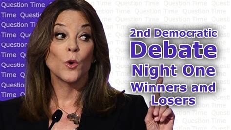 2nd Democratic Debate Night 1 Winners And Losers Qt Politics Youtube