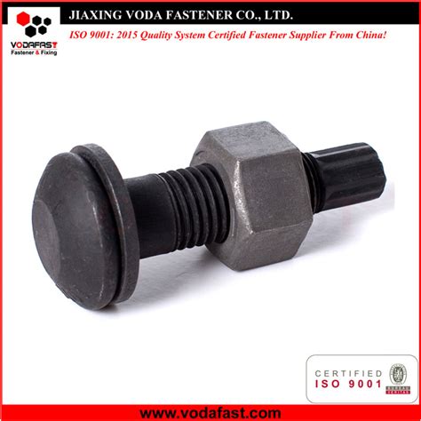 Vodafast Astm A Tc Structural Bolt With Washer And Nut Black Zinc