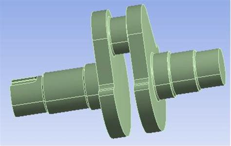 Figure 2 From Modeling And Optimization Of Crankshaft Design Using Ansys Semantic Scholar