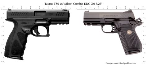 Taurus Ts Vs Wilson Combat Edc X Size Comparison Handgun Hero