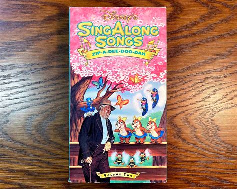 Disneys Sing Along Songs Zip A Dee Doo Dah Vol2 26 Min 1994 Etsy