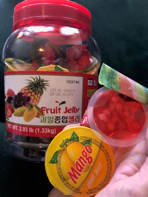 These fruit jellies come in a bunch of flavors, they're 15 calories for ...