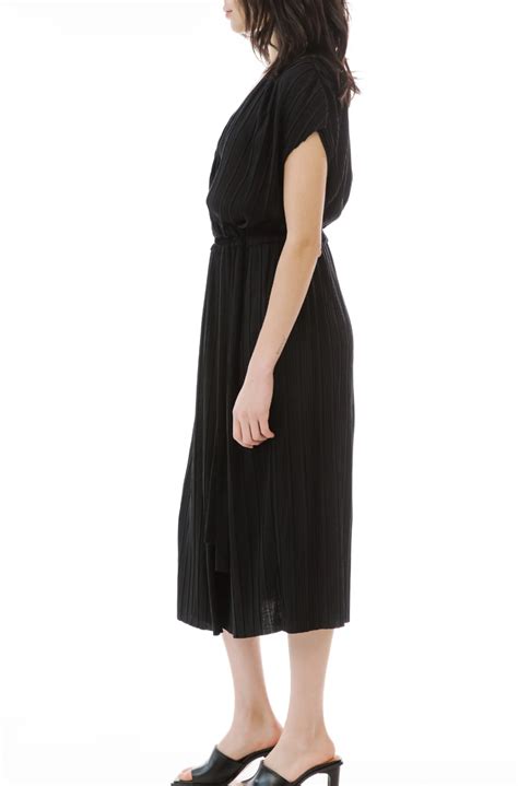 Paper Label Mimi Pleated Wrap Dress – Mmē.