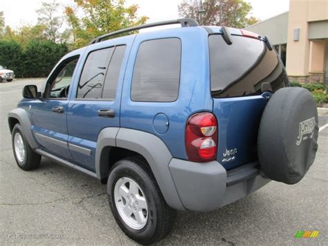 2005 Atlantic Blue Pearlcoat Jeep Liberty Sport 4x4 87380875 Photo 5