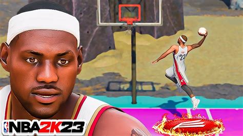 Young Lebron James A 99 Driving Dunk In Nba 2k23 Youtube