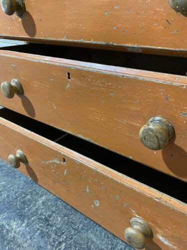 Victorian Pine Over Chest Of Drawers C Antiques To Buy