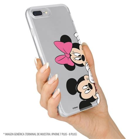 Funda Oficial De Disney Mickey Y Minnie Asomados Clásicos Disney Para