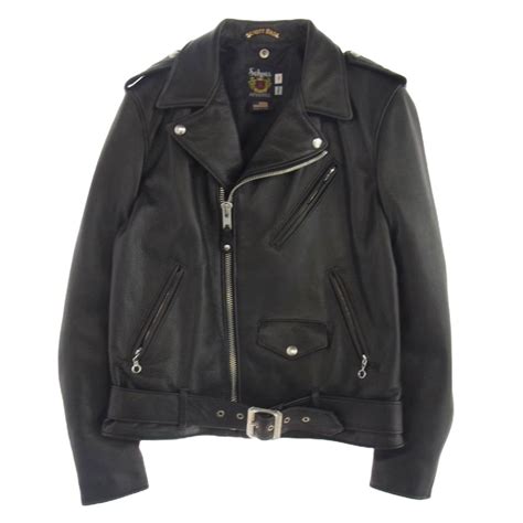 schott ショット 516UST ONE STAR NEW NAKED ワンスター ニューネイキッド ダブルライダースジャケット ブラック