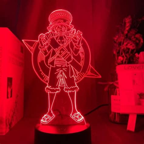 Luffy Anime LED Lamp One Piece Luffy Led Lamp