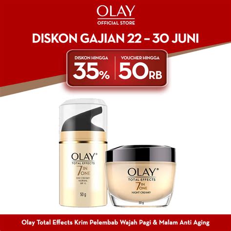 Jual Olay Set Total Effects Niacinamide Skincare Antiaging Day And