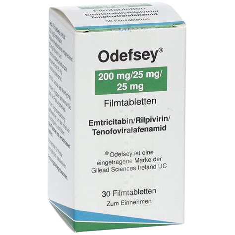 ODEFSEY 200 mg/25 mg/25 mg Filmtabletten 30 St mit dem E-Rezept kaufen ...