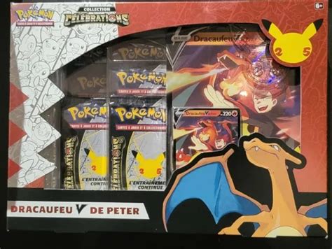 Pok Mon Coffret Dracaufeu V De Peter C L Brations Ans Neuf