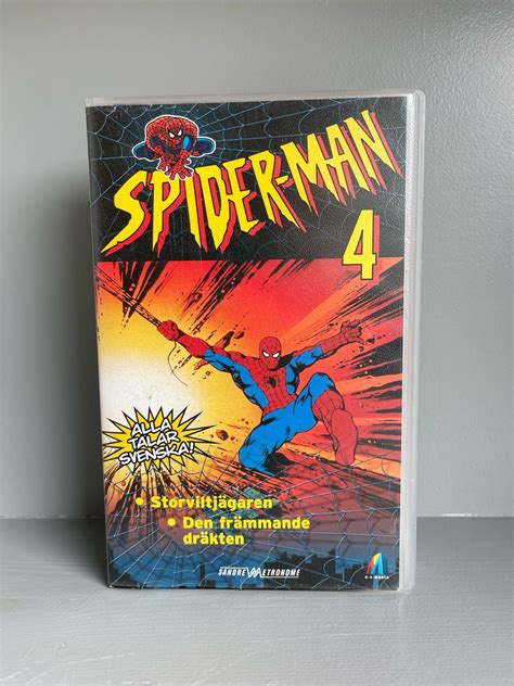 Se produkter som liknar VHS SPIDER MAN 4 Storviltjäga på Tradera