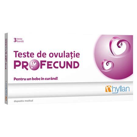 Teste De Ovulatie Tip Banda ProFecund 3 Buc Hyllan Bebe Tei