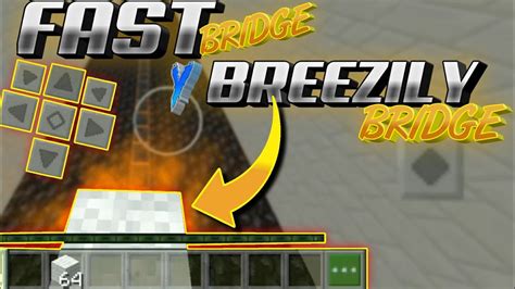 Mejor Mapa Para PRACTICAR FAST BRIDGE BREEZILY En Minecraft PE Puentes