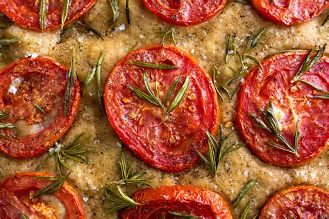 Focaccia With Tomatoes And Rosemary Recipe