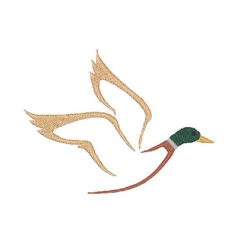 Mallard Duck Embroidery Design Pes Dst Digital Files Hoop Etsy