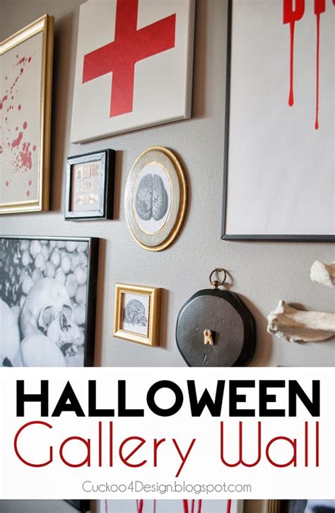 Easy Halloween Gallery Wall Cuckoo4design