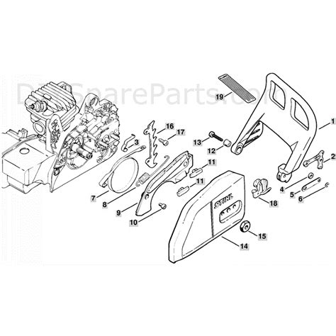 Stihl Ms 250 Chainsaw Parts Diagram