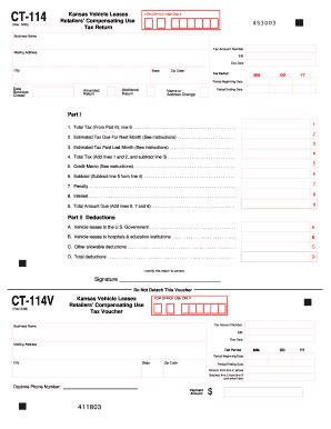 Fillable Online Ksrevenue Kansas Form Ct Fax Email Print Pdffiller