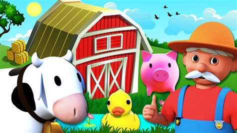 Old Macdonald Had A Farm Hooplakidz Nursery Rhymes For Kids Youtube