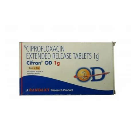 Cifran OD Infection Tablet Specification And Features