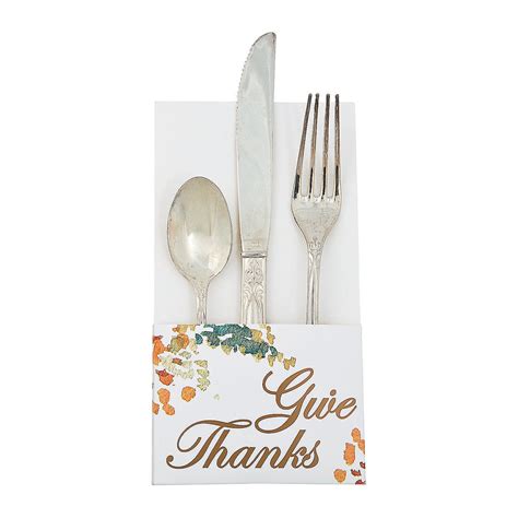 Sweet Fall Silverware Holder - Party Supplies - 12 Pieces - Walmart.com ...