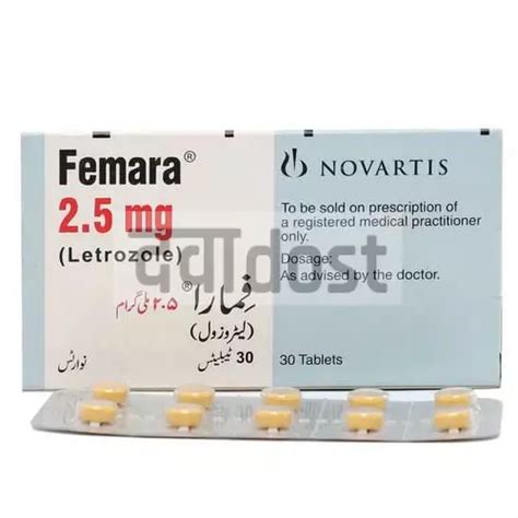 Buy Femara 25mg Tablet Online View Uses Review Price Composition