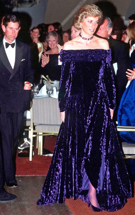 Purple Velvet From Princess Diana S Best Looks E News