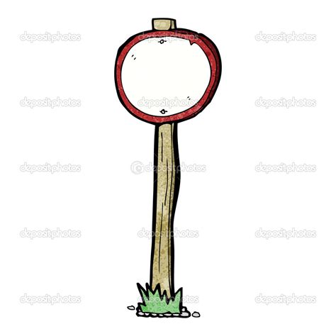 Cartoon road sign Stock Vector Image by ©lineartestpilot #39456773