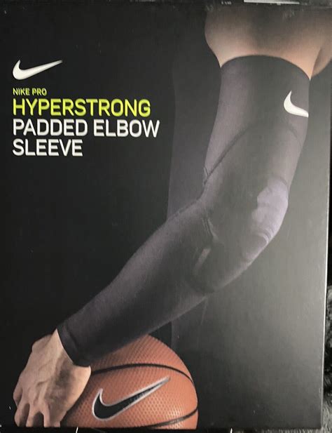 Nike Pro Hyperstrong Padded Elbow Sleeve Black Basketball Ac4184 010