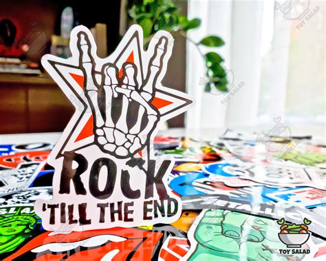 95 Pcs Rock N Roll Theme Sticker Pack Music Etsy