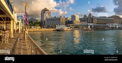 View of Caudan Waterfront in Port Louis, Port Louis, Mauritius, Indian ...