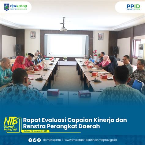 Rapat Evaluasi Capaian Kinerja Renja Dan Renstra Perangkat Daerah