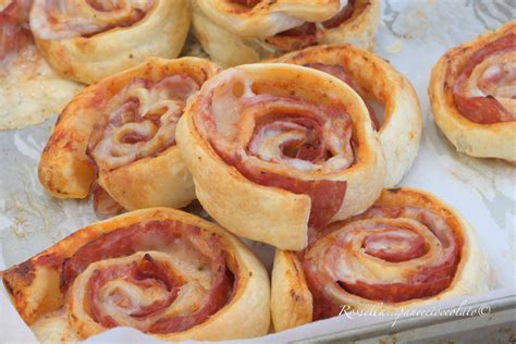 Girelle Al Salame Di Pasta Sfoglia La Ricetta Antipasto Veloce