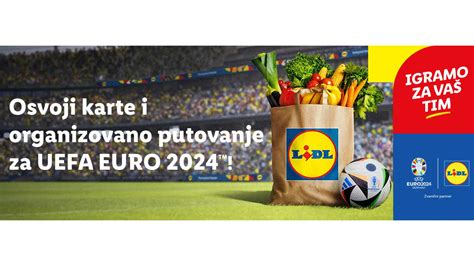 Lidl Nagradna Igra Za Putovanje Na Prvenstvo U Fudbalu EURO 2024